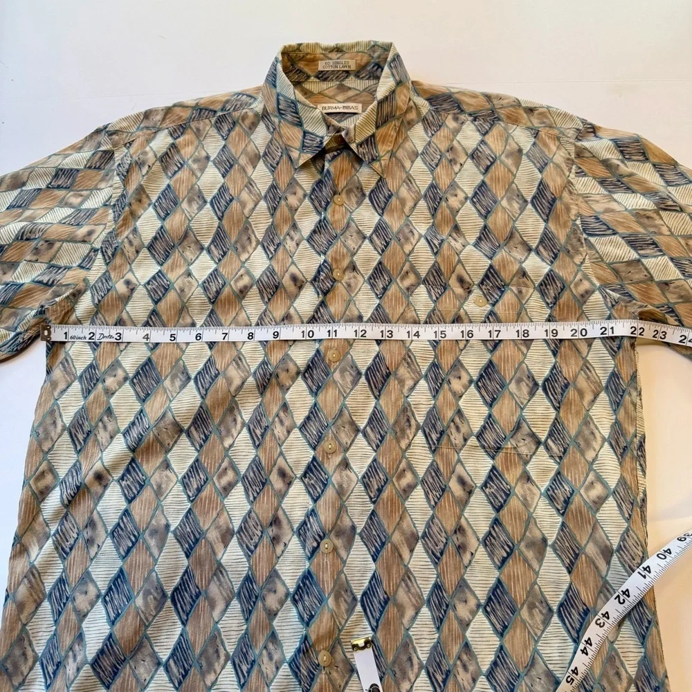 Men’s Burma Bibas Geometric Shirt Size Medium​ - Picture 5 of 7